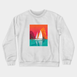 Sailing to Delos Crewneck Sweatshirt